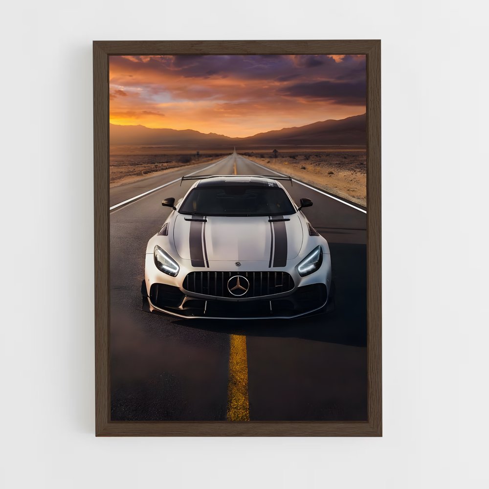 Poster élégant Sls amg gt – affiche Mercedes (vue 5)